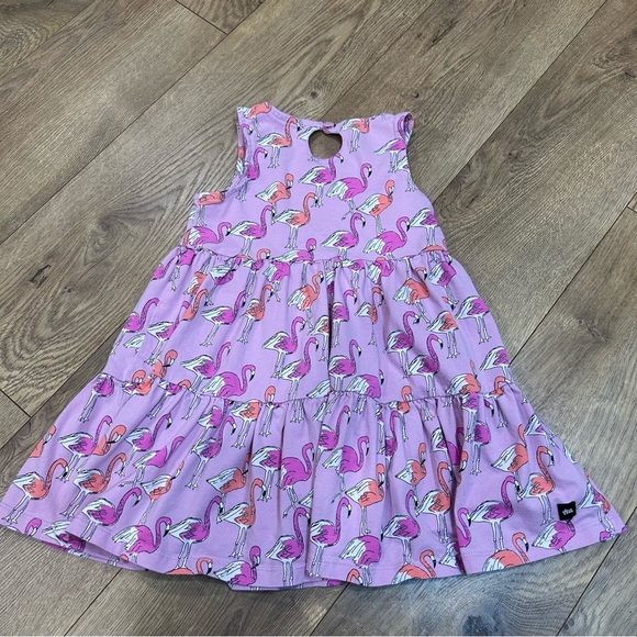 tea collection flamingo print dress - Size 3 - Picture 4 of 5